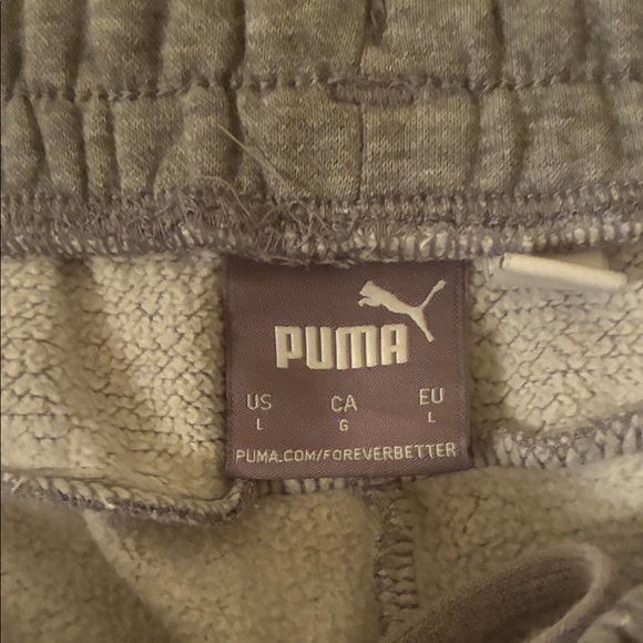 Puma Heather Gray Joggers - Picture 3 of 4